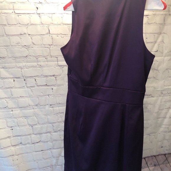 Plum strapless dress - Picture 2 of 2